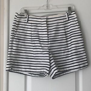 J-Crew Black and White shorts W/ Pockets.